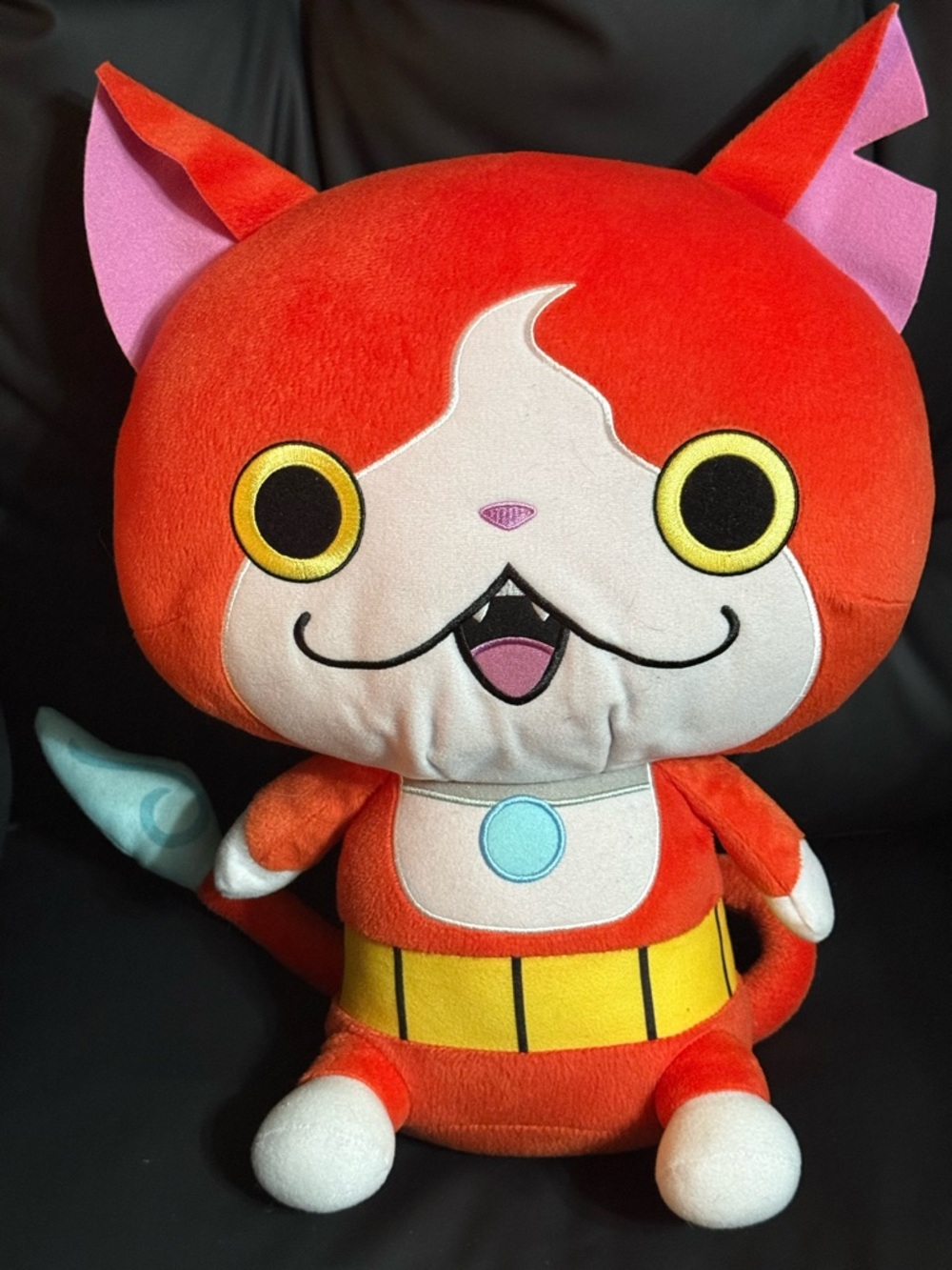 yo-kai watch jibanyan plush large red cat hasbro 2015 anime stuffed toy